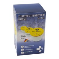 Zusatzfutterbecher Horse, 3-er Set