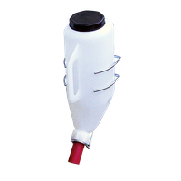 Körner- / Pelletflasche, 2,5 Liter, mit Metallhalterung