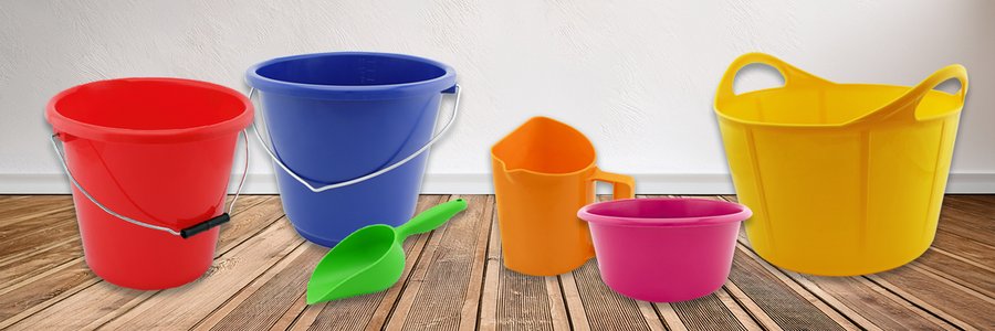 Buckets, bowls & scoops